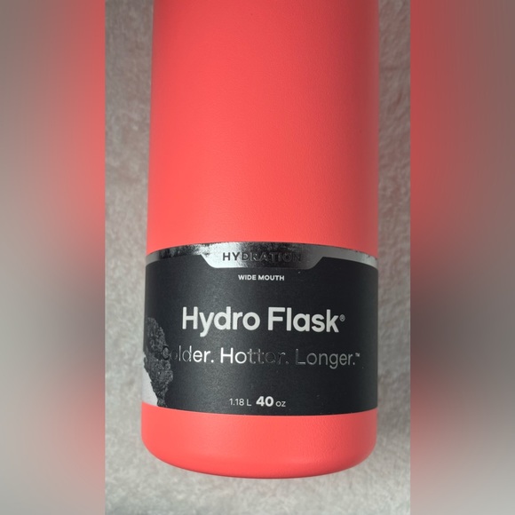 ⚠️SOLD⚠️Hydro Flask Water Bottle 40oz- Hibiscus - Wide Mouth - Picture 6 of 15
